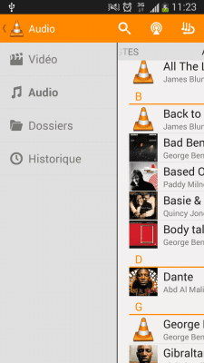 Screenshot of the application VLC for Android beta - #5