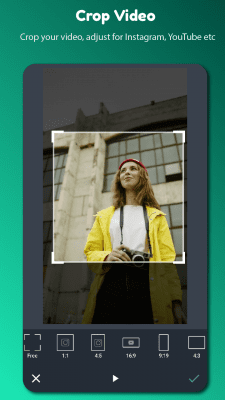Screenshot of the application AndroVid - Video editor - #3