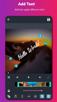 Screenshot of the application AndroVid - Video editor - #6