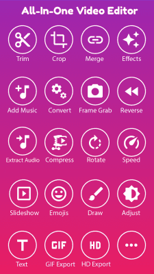 Screenshot of the application AndroVid - Video editor - #7