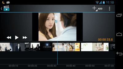 Screenshot of the application Video Maker Movie Editor - #4
