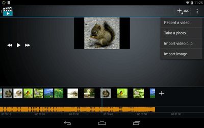 Screenshot of the application Video Maker Movie Editor - #7