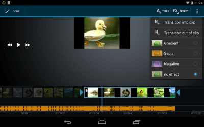 Screenshot of the application Video Maker Movie Editor - #8