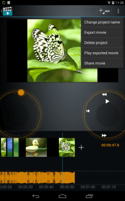 Screenshot of the application Video Maker Movie Editor - #9