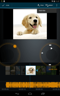 Screenshot of the application Video Maker Movie Editor - #10