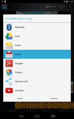 Screenshot of the application Video Maker Movie Editor - #12