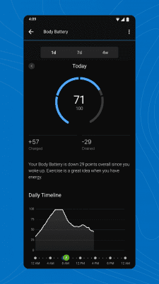 Screenshot of the application Garmin Connect - #3