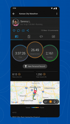 Screenshot of the application Garmin Connect - #8