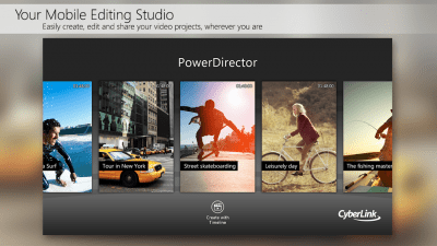 Screenshot of the application PowerDirector - Bundle Version - #1