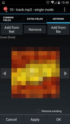 Screenshot of the application AudioTagger - #5