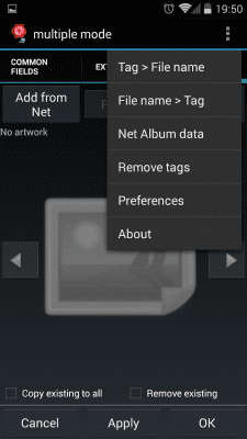 Screenshot of the application AudioTagger - #6