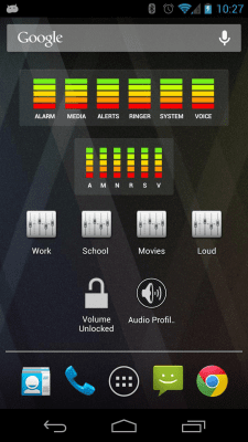 Screenshot of the application AudioManager - #1