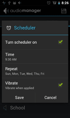 Screenshot of the application Locale AudioManager Plug-in - #5