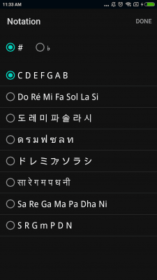 Screenshot of the application CarlTune - chromatic tuner - #5