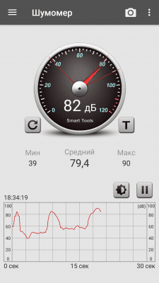 Screenshot of the application Noise Meter : Sound Meter - #2