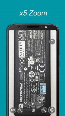 Screenshot of the application Magnifying glass - #3