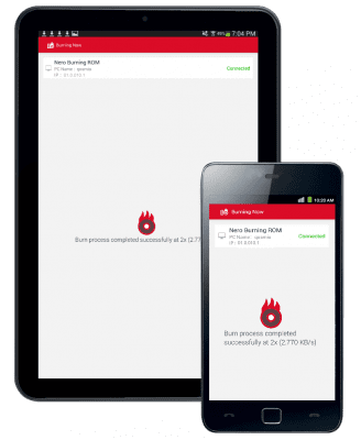 Screenshot of the application Nero AirBurn - #5