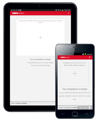 Screenshot of the application Nero AirBurn - #7