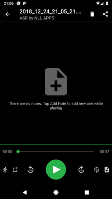 Screenshot of the application ASR MP3 Sound recorder - #5