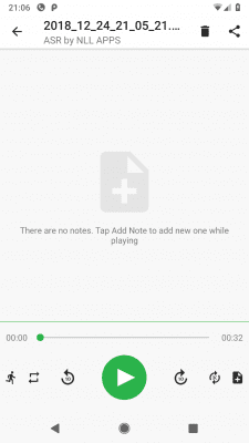 Screenshot of the application ASR MP3 Sound recorder - #6