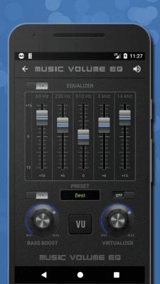 Screenshot of the application Music Volume EQ - #2