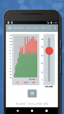 Screenshot of the application Music Volume EQ - #3