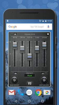 Screenshot of the application Music Volume EQ - #7