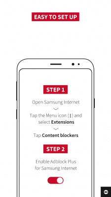 Screenshot of the application Adblock Plus for Samsung Internet - #2