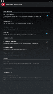 Screenshot of the application Ad Blocker (Root) - #4