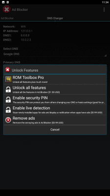 Screenshot of the application Ad Blocker (Root) - #5