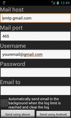 Screenshot of the application Test Server - #8