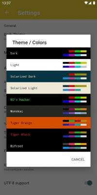 Screenshot of the application JuiceSSH - SSH Client - #5
