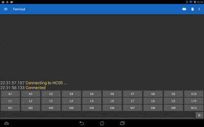 Screenshot of the application Serial Bluetooth Terminal - #10