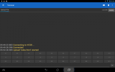 Screenshot of the application Serial Bluetooth Terminal - #11