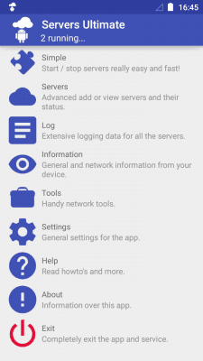 Screenshot of the application Servers Ultimate - #1