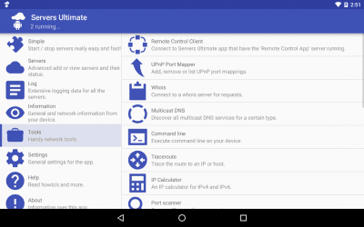 Screenshot of the application Servers Ultimate - #11