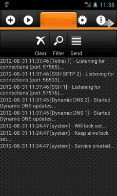 Screenshot of the application SSH Server - #2