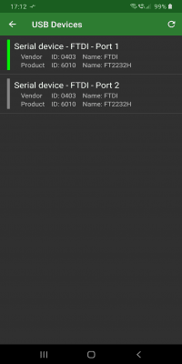 Screenshot of the application Serial USB Terminal - #4