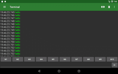 Screenshot of the application Serial USB Terminal - #8