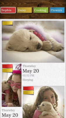 Screenshot of the application Million Moments - #3