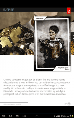 Screenshot of the application Adobe Content Viewer - #6