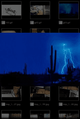 Screenshot of the application Animated GIF Viewer - #5