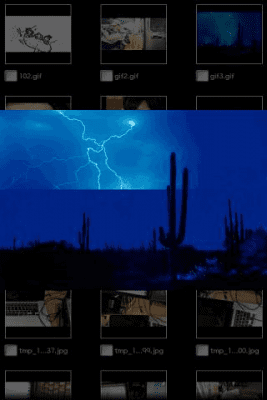 Screenshot of the application Animated GIF Viewer - #6