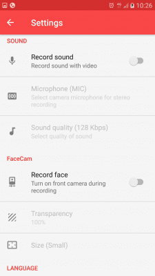 Screenshot of the application NLL Screen Recorder - #7