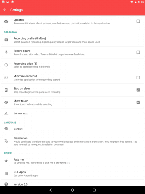 Screenshot of the application NLL Screen Recorder - #9