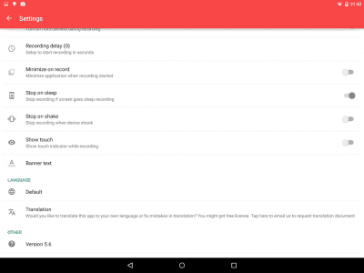 Screenshot of the application NLL Screen Recorder - #14