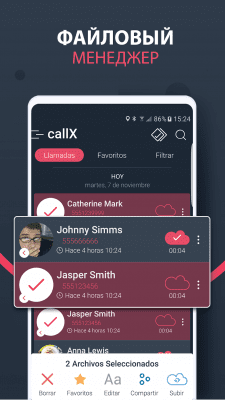 Screenshot of the application CallX - Record Calls Automatically - #3