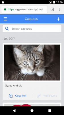 Screenshot of the application Gyazo - #3