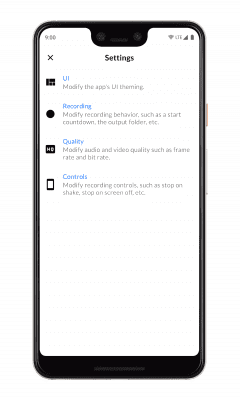 Screenshot of the application MNML Screen Recorder - #2