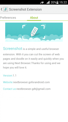 Screenshot of the application Screenshot for Next Browser - #8